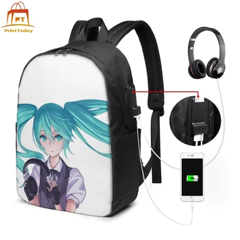 

Miku Hatsune Backpack Miku Hatsune Backpacks Pattern High quality Bag Trending Multifunction Student Bags