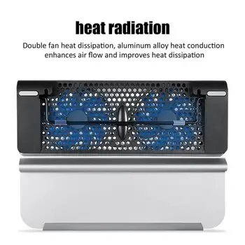 

Aluminum Laptop Stands Desk Dock Holder Brackets Cooler Cooling Pad Brackets for Notebook Tablet PC Smartphones