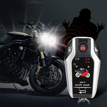 

Sensitive Anti Theft Two Way With Micromave Automatic DC12V Alarm System Kit Remote Control Motorcycle Universal Engine Start