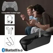 Беспроводной Bluetooth адаптер для PS4 Bluetooth 5,0 Aux аудио приемник с громкой связью Быстрая Зарядка адаптер для Bluetooth наушников