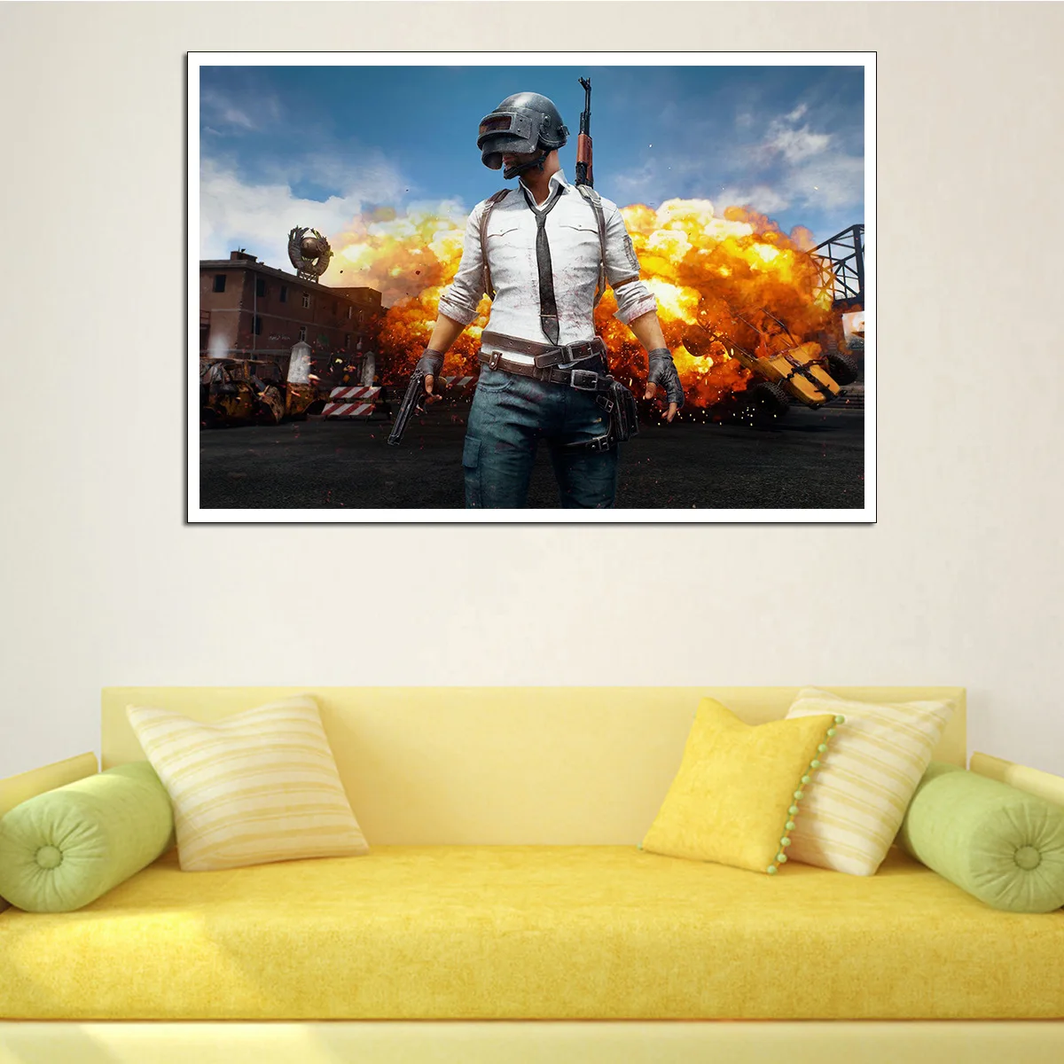 PUBG постер холст живопись AliExpress современный висит искусство победитель курица
