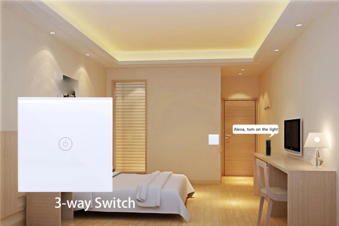 Lonsonho, 2 способа, умный Wifi переключатель, ЕС, 220 В, Tuya, приложение Smart Life, беспроводной пульт дистанционного управления, светильник, панель, Настенные переключатели, Alexa, Google Home