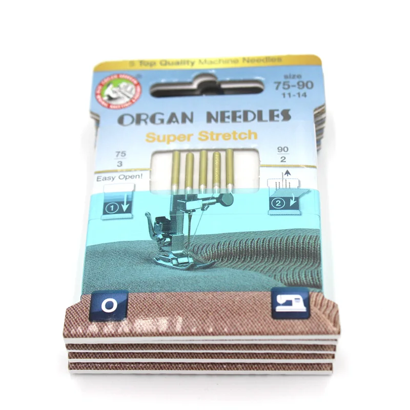 Organ Elastic Sewing Machine Needles Household Sewing Machine Elastic/Knitted Fabric Only Sewing Machine Needles Anti-Wire Jumpe