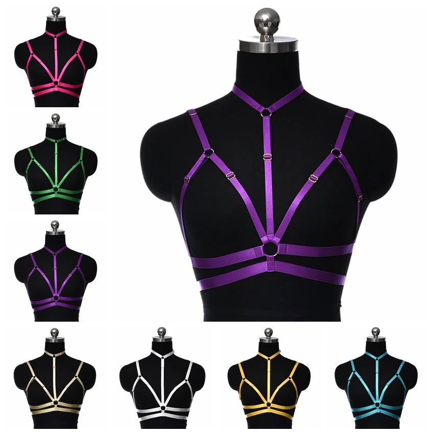 

Женское сексуальное эластичное белье, укороченный топ, бандаж для Хэллоуина, многоцветный, сексуальное нижнее белье