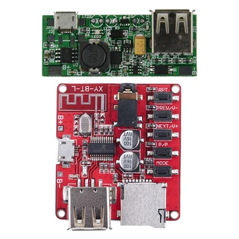 

2 Pcs Accessories: 1 Pcs Bluetooth Decoder Board MP3 Lossless Car Speaker Amplifier Modified & 1 Pcs 3.7V Li-Ion Battery a Power