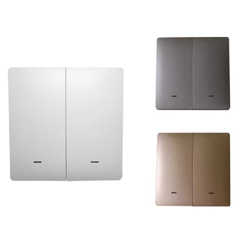 

ZigBee Zero Fire Edition 2 Smart Wireless Push Button Switch Remotely APP Timing Wall Switch Controller
