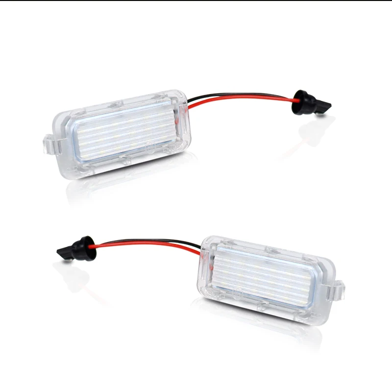 Lot De 2 Feux De Plaque D'immatriculation à LED 18-SMD Sans