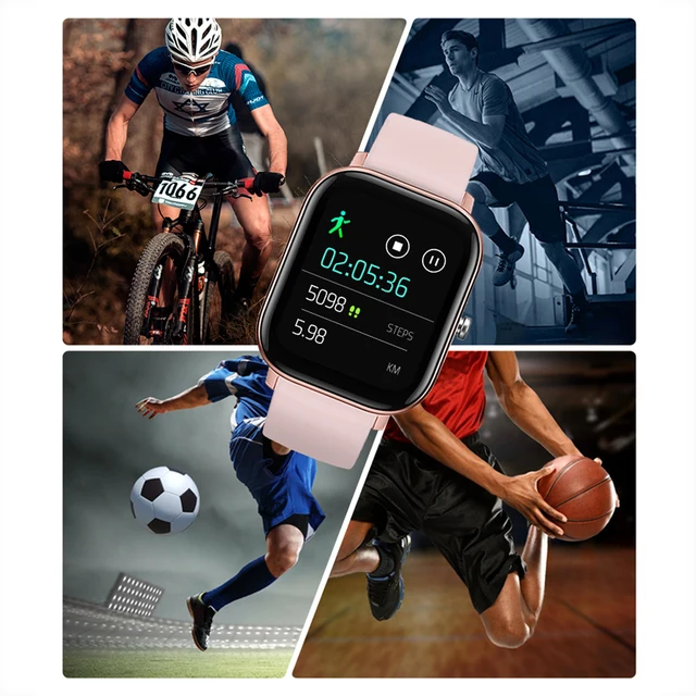 SENBONO-reloj inteligente P8 para hombre y mujer, accesorio de pulsera deportivo resistente al agua IP67 con control del ritmo cardíaco y del sueño, compatible con IOS y Android 6