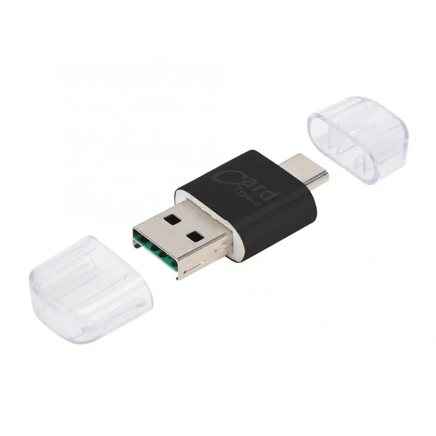 Мини 2 в 1 тип-c USB2.0 OTG TF кардридер высокоскоростной Многофункциональный кардридер для samsung/MIUI/телефоны Sony