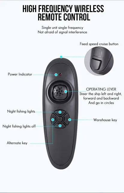 500m Wireless Rc Boat Fish Finder Ship Auto RC Distacne Fishing Boats Speedboat Remote Control Lure Boat Toys EU US UK Charger 6