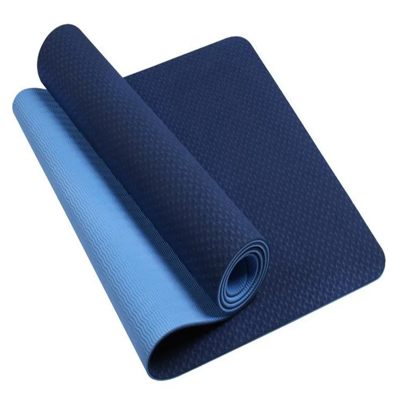 

Double-Sided Double Color Yoga Mat Soft TPE Material Multi-functional Beginners Fitness Sports Anti-slip Yoga Mat
