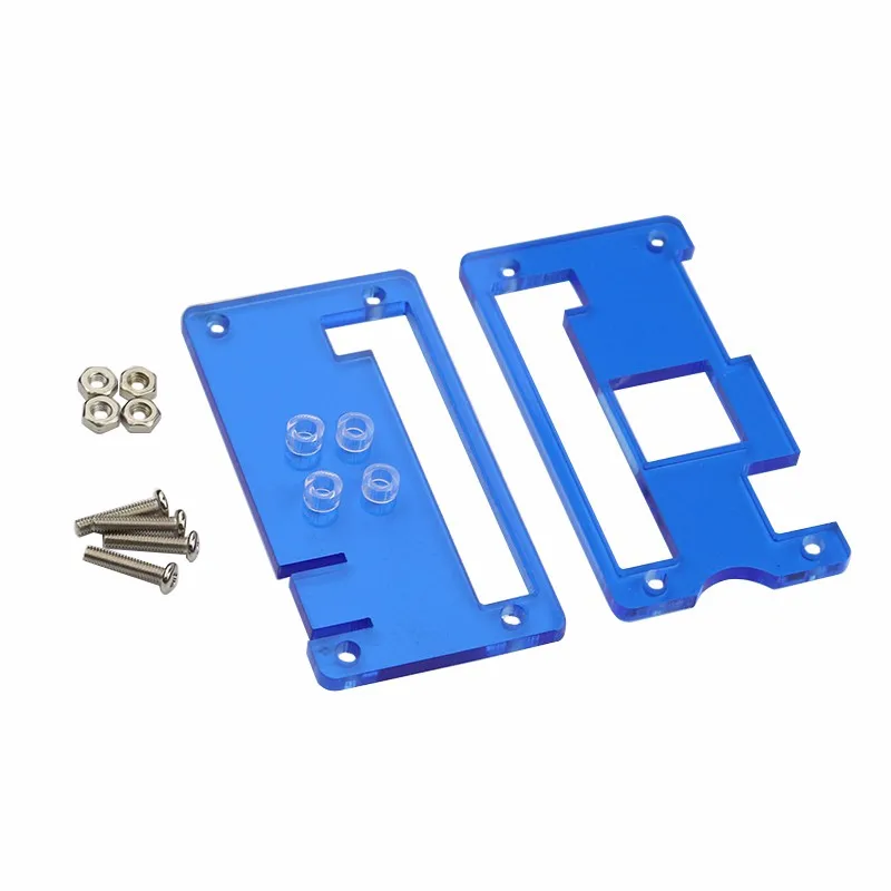 Raspberry Pi Zero Case 3 цвета акриловый корпус с алюминиевой теплоотвод для V1.3/W/WH 0