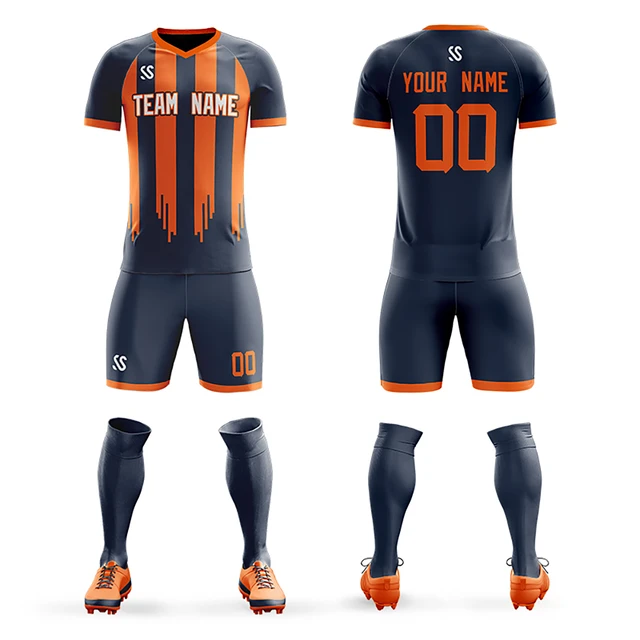 Orange All Over Printing Sublimation Sports Jersey Creator Custom Made  Soccer Jersey Uniforms - Soccer Sets - AliExpress