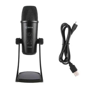 

BOYA BY-PM700 Live Condenser Microphone USB Podcast Recording Mic for Windows and Mac Tablet Recording Interview Vlog Game Mac