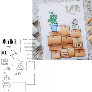 

Home Sweet Home Clear Stamps Phrases About Moving Silicone Transparent Stamp 2020