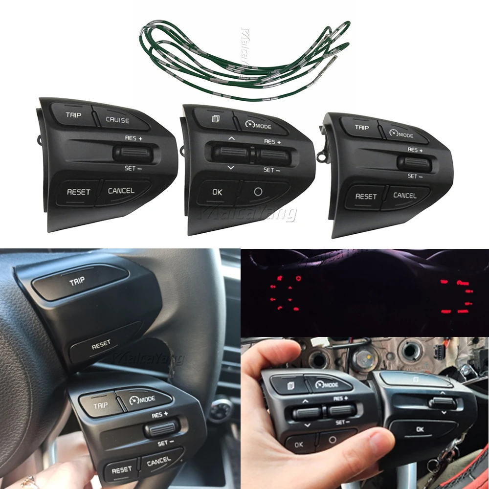 Multifunctional Steering Wheel Buttons Cruise Control Remote Volume
