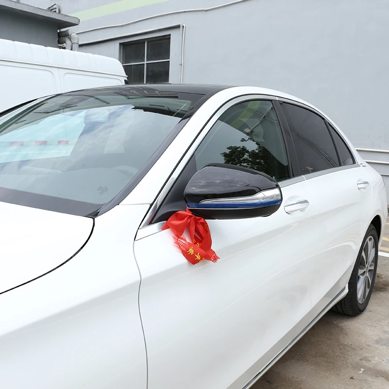 2 шт. для Mercedes Benz C W205 E W213 GLC-Class X253 S Class W222 для LHD ABS автомобиля зеркало заднего вида крышка отделка Аксессуары