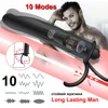 10 Frequency Double Penetration Anal Plug Dildo Vibrator Butt Strap On Penis Vagina Adult Sex Toys For Men Couples 1