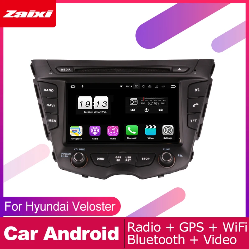 ZaiXi 2 DIN Автомобильный dvd-плеер gps-навигатор для Hyundai Veloster 2010~ 2013 автомобильное мультимедиа андроид экран системы радио стерео