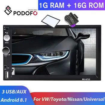 

Podofo 2 din Android Car Radio 2 Din Car Multimedia Player 2 DIN autoradio GPS For Volkswagen/Nissan/toyota/Kia/SKoda Car Stereo