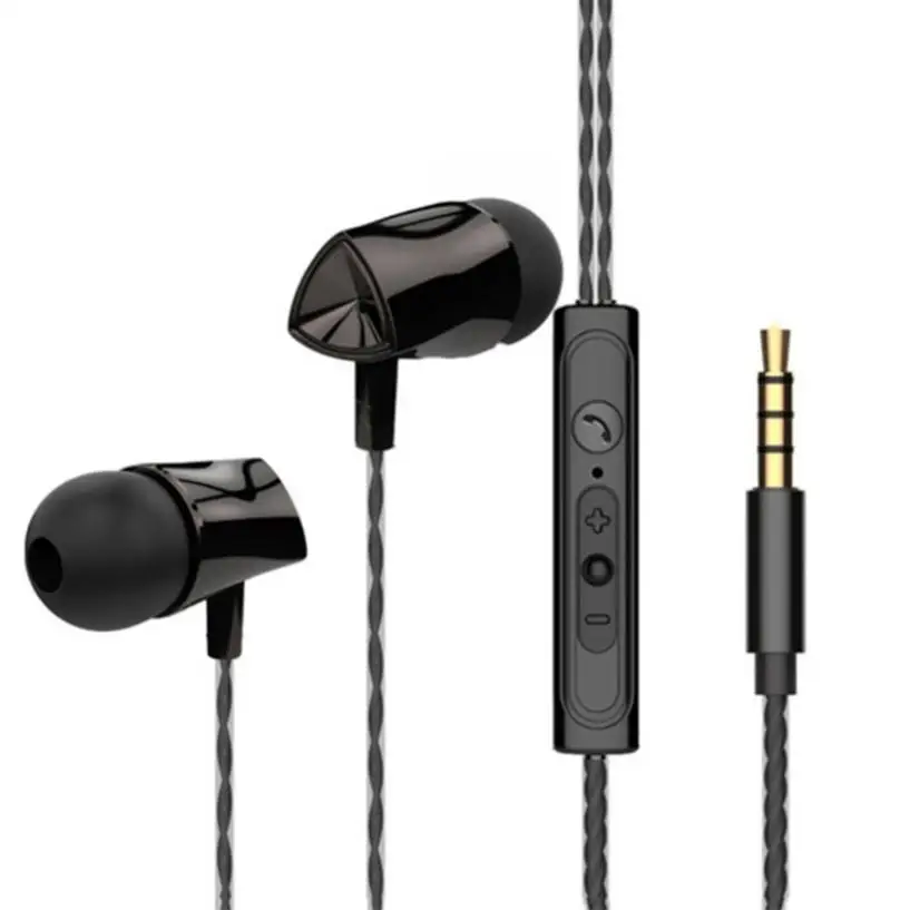 

3.5mm In-ear Wired Phone Earphone Super Bass Stereo Sports Earbuds Headset With Mic Dynamic Fone de ouvido for iPhone