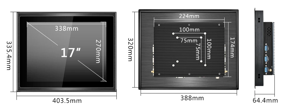 Enhance Productivity with our Fanless Industrial Panel PC - Waterproof, Dustproof, Capacitive Touchscreen, 8GB RAM, 250GB SSD - Available in 10, 12, 15, 17 Inch Options. Description Image.This Product Can Be Found With The Tag Names Barebone Mini PC, Computer Office, Industrial panel pc