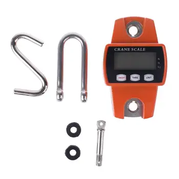 

Electric Hook Scale Hanging Digital Balance Scale With Dismountable S-Hook Pounds Kg Unit For Weighing Luggages Vertically Place