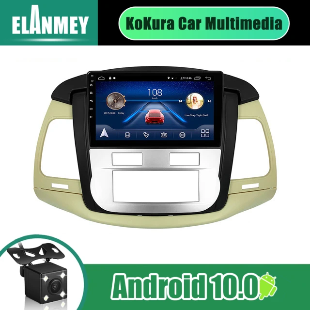 

2 Din Car Radio Navigation GPS Bt Player 9 Inch Screen For Toyota Innova 2009 Android 10 Stereo Head Unit WIFI Autoradio