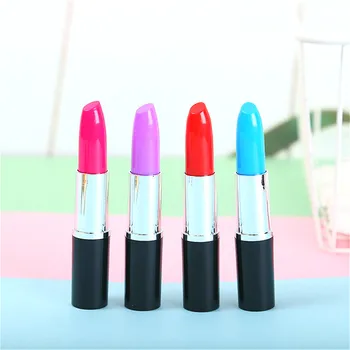 

1pcs Kawaii Lipstick Style Pen Out of Pencil Case Large Capacity School Pencil Bag Stationery creative School Write Supplies