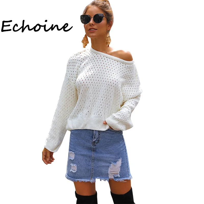 

2019 Women Autunm Winter Sweater Pullover Loose Sweater Jumper Solid Long Sleeve Dot Ladies Winter Clothes Women