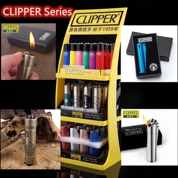 

Original Clipper Lighter Flint Grinding Wheel Printing Metal Nylon Portable Butane Gas Mini Inflatable Lighter Gadgets For Men