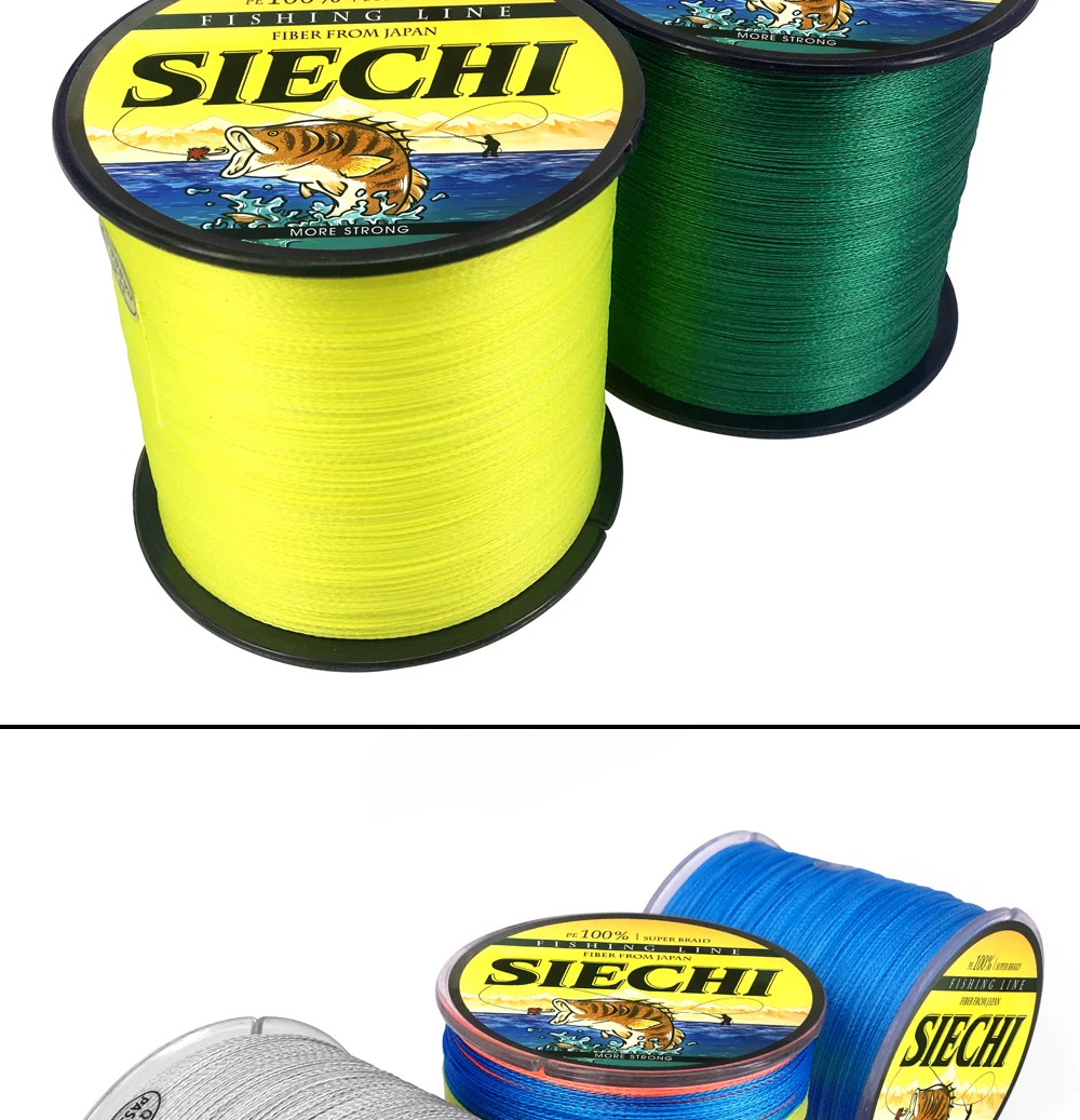 NEW Fishing Line 8 Strands 4 Strands PE Braided 500 Meters Multifilament Fishing Line Rope peche carpe Wire 20-88lb