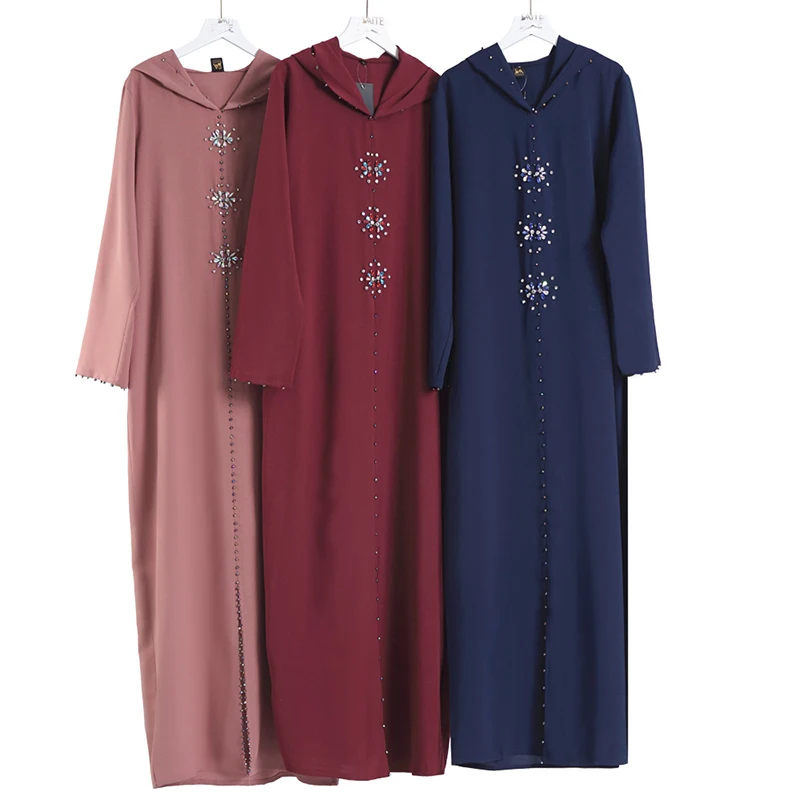 Eid Kaftan Abaya Дубай Турция мусульманский хиджаб платье для женщин Abayas Caftan Рамадан