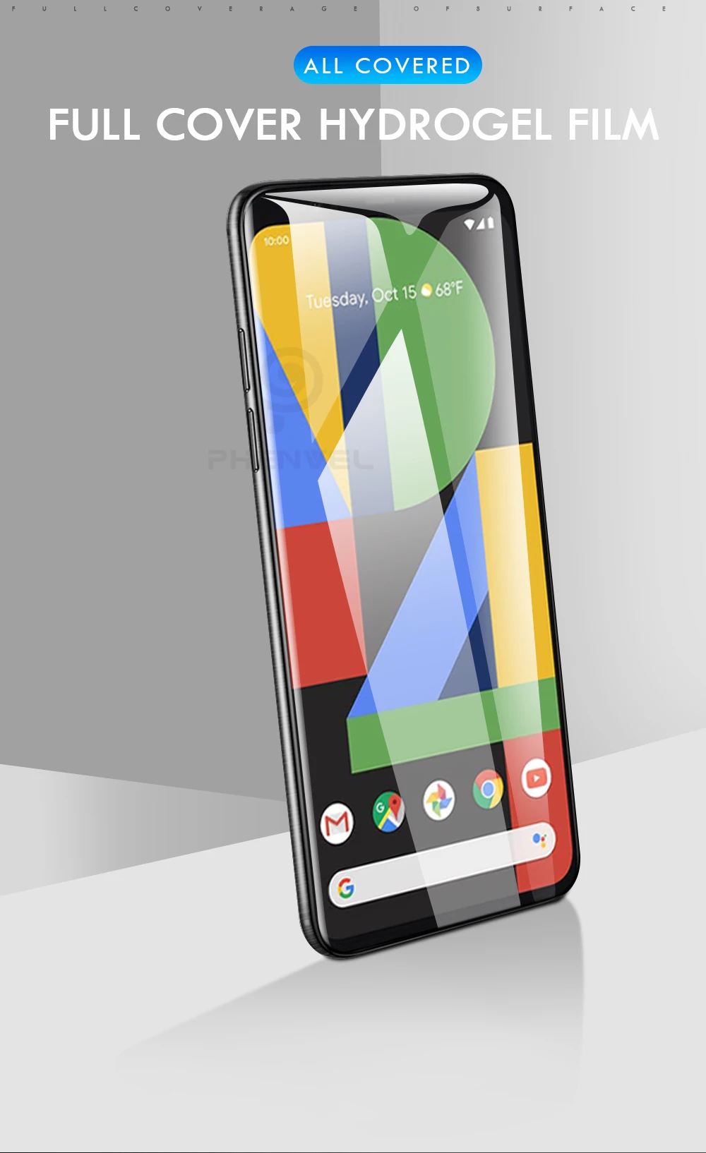 0,1 мм Защитная пленка для google pixel 3 3A 4 XL гелевая Защитная пленка для pixel 4 3 xl 3D Гидрогелевая пленка