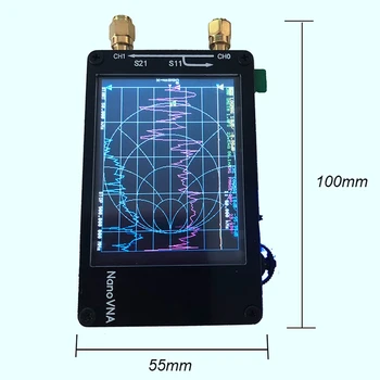 

Hot For Nanovna Vector Network Analyzer Press Screen Hf Vhf Uhf Uv 50Khz-900Mhz Antenna Analyzer Chargeable