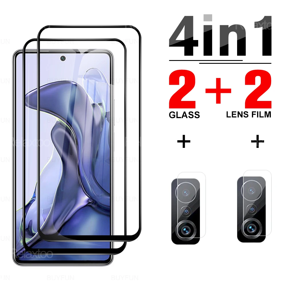

4 в 1, защитная пленка для объектива Xiaomi Mi 11 T 11 T Pro