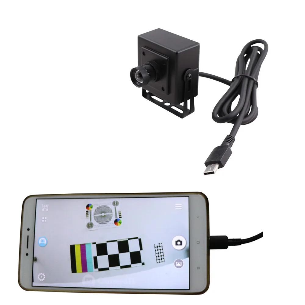 Тип C OTG Поддержка 2MP Full HD 1080P высокой Скорость 120fps Веб камера UVC Plug& Play USB Камера с мини Чехол