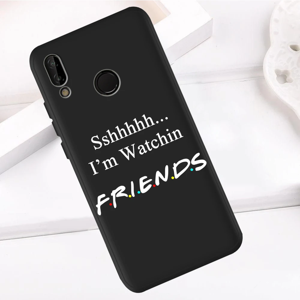 Центральная кофейня друзей для huawei P8 P10 P20 P30 Коврики 10 20 Honor 8 8X 9X 8C 9 V20 30 10 Lite Plus Pro Чехол для телефона чехол coque из мягкой кожи