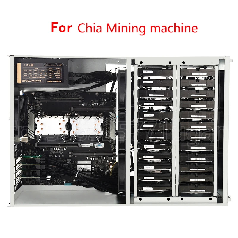 For Chia Mining Rig Frame Atx Case Multihard Disk Bit Server Case Rack