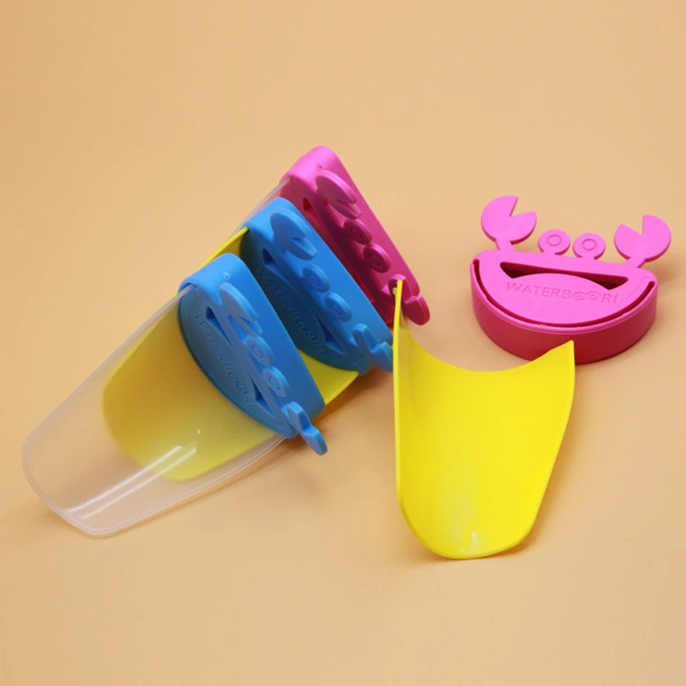 Crab Shape Faucet Extender Baby Auxiliary Child Hand Washing Machine Safety Guide Sink Bathroom Accessories Home Living Supplies Crab Shape Faucet Extender Baby Auxiliary Child Hand Washing Machine Safety Guide Sink Bathroom Accessories Home Living Supplies