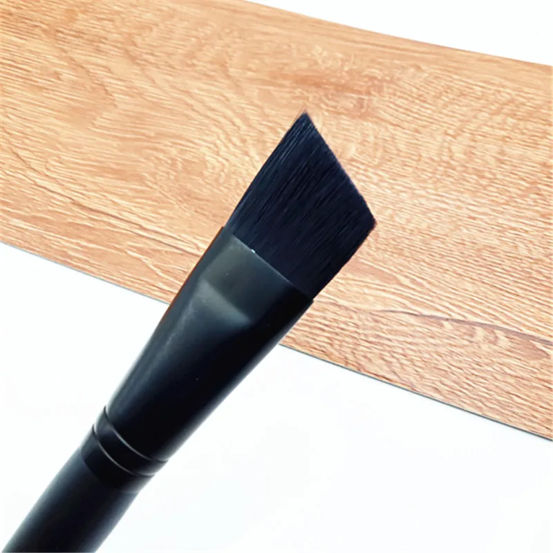 High-end Oblate head Fibrous hair Foundation Brush Mineral Paste liquid mask brush Professional facial makeup brush
