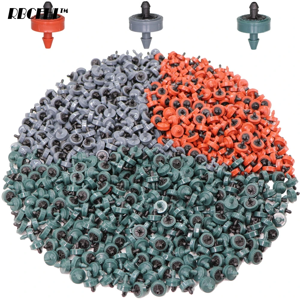 รูปสินค้า 50PCS 2L 4L 8L/H ความดันชดเชย Dropper Agricultura ชลประทาน Emitter สวนหยดสําหรับ 1/4 'ท่อ PE เรือนกระจกรดน้ํา