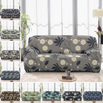 

Bohemia Sofa Cover Leaves Feather Pattern Sofa Slipcover Sofa For Towel Living Room Furniture Protective Armchair Couches Sofa