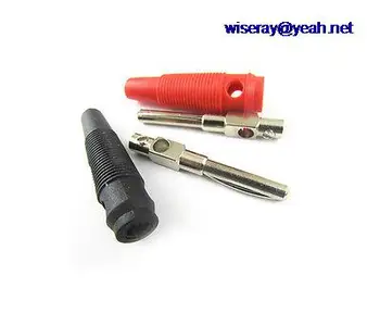 

DHL/EMS 160PCS Copper Silicone Banana Plug 4mm Banana bars for DC PLUG Binding Post Cables-A8