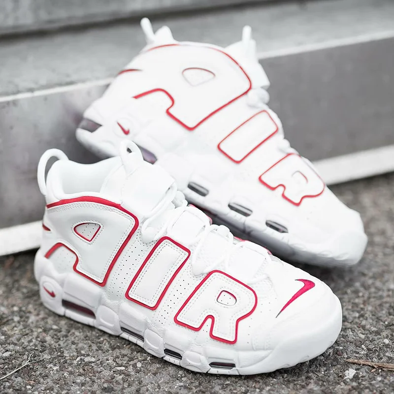 Оригинальные мужские баскетбольные кроссовки для баскетбола от Nike Air More Uptempo, модные удобные АМОРТИЗИРУЮЩИЕ НЕСКОЛЬЗЯЩИЕ кроссовки для отдыха 921948