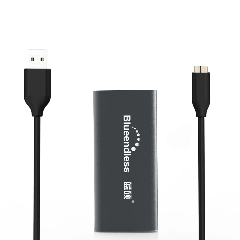 Blueendless Msata Ssd адаптер карта Внешний корпус Чехол Коробка