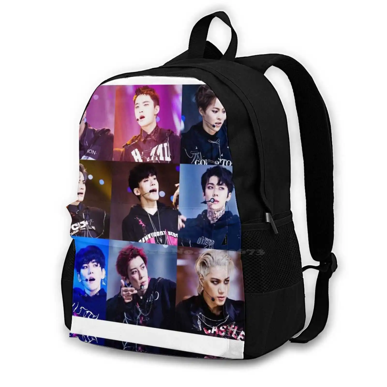 Модные рюкзаки Exo Monster Exol Xiumin Suho Lay Baekhyun Chen Chanyeol Do Kai Sehun Kpop | Багаж и сумки