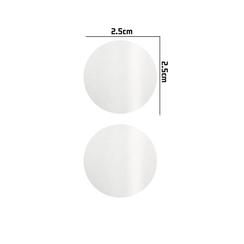 Self Adhesive Stickers Adhesive Stickers 100-500pcs Transparent Round Self-Adhesive Stickers business Package seal Labels Scrapbooking Cookie Bag Sealing Tag DIY Gifts