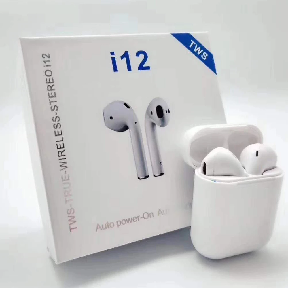 12 TWS,, хит, наушники, Hands Free, сенсорное управление, i12, наушники, Bluetooth, TWS, для iphone X, авто сопряжение, беспроводные наушники, i12