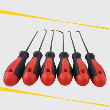 

6pcs/set Durable Auto Pick And Hook Set O Ring Oil Seal Gasket Puller Remover Craft Hand Tool Car Repair Tools